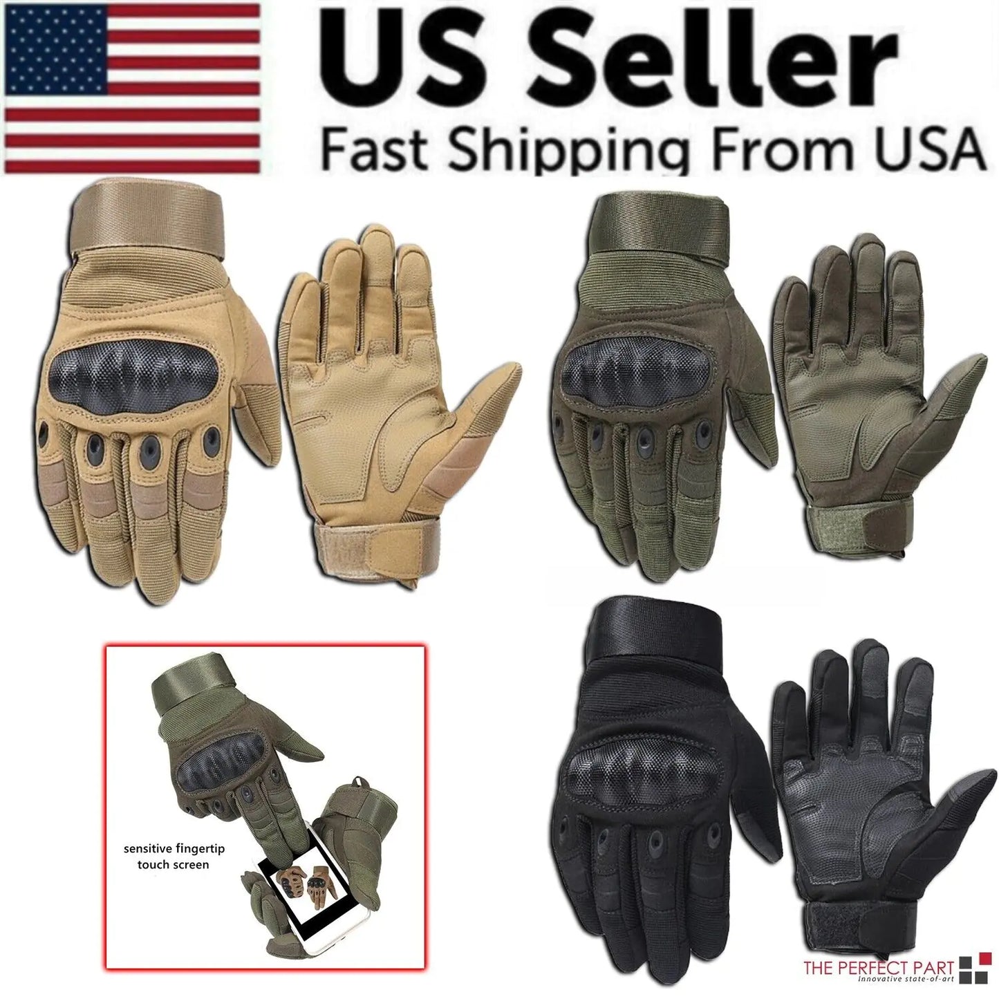 Tactical Gloves for Biking and Firing